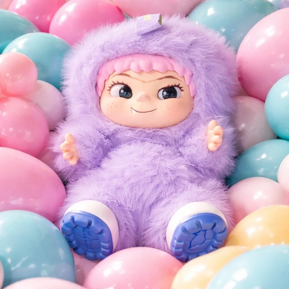 Letsvan WAKUKU Fuzzy Trendy Fun Party Series “Sing Rock” Collectible Doll